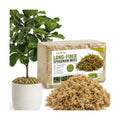 2.2LB Natural Long Fiber Sphagnum Moss Compressed Brick Expands to 60QT, Premium Orchid Moss for Repotting, Carnivorous