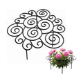 Metal Peony Support Ring for Outdoor Plants, Garden Plant Support Stakes for Flowers & Vegetables, Stackable Peony Cage