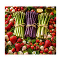 Asparagus & Strawberry Roots Variety Pack | 30 Live Bare Root Plants | 3 Asparagus Varieties + 3 Strawberry Varieties