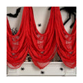 ZYP 410x80 in Halloween Creepy Cloth for Yard and Outdoor Decorations,Red