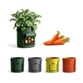 Potato Grow Bag Heavy Duty Thickened Non-Woven Fabric Grow Bags with Harvest Flap – Green Plant Pots for Vegetables