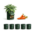 Potato Grow Bag Heavy Duty Thickened Non-Woven Fabric Grow Bags with Harvest Flap – Green Plant Pots for Vegetables