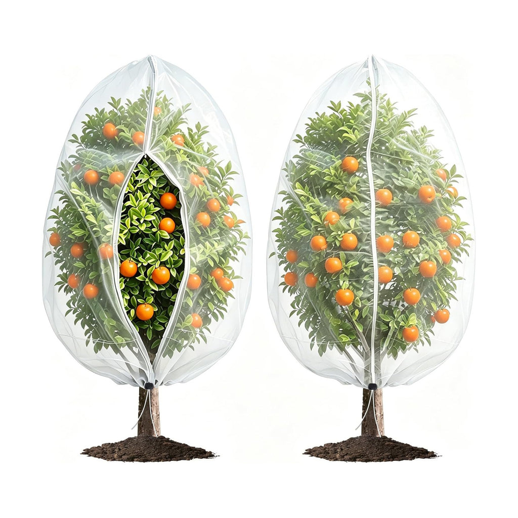 Bird Netting for Garden Protection, 2 Pack 7.21Ft x 5.9Ft Garden Netting | Reusable Fruit Tree Netting, Blueberry