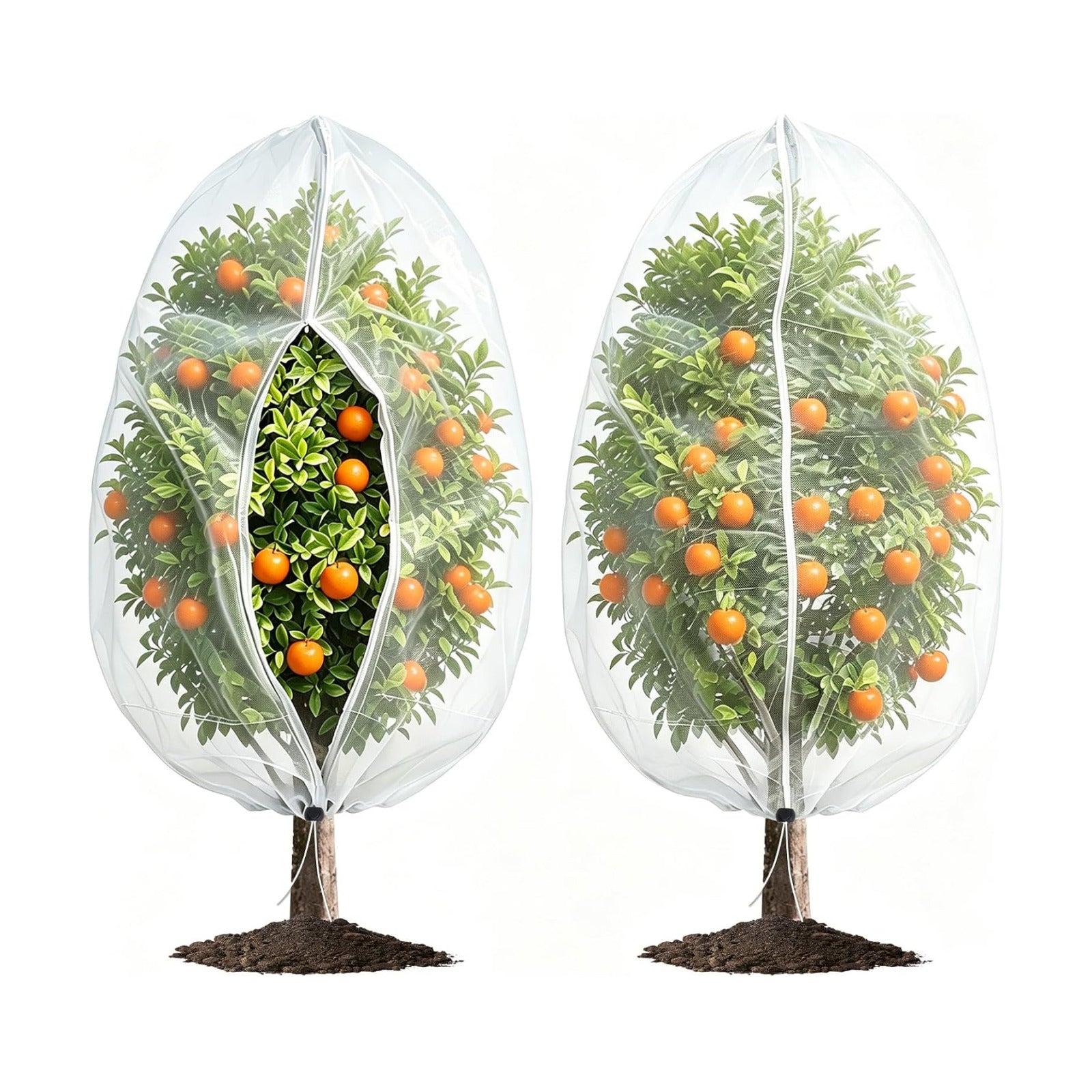 Bird Netting for Garden Protection, 2 Pack 7.21Ft x 5.9Ft Garden Netting | Reusable Fruit Tree Netting, Blueberry