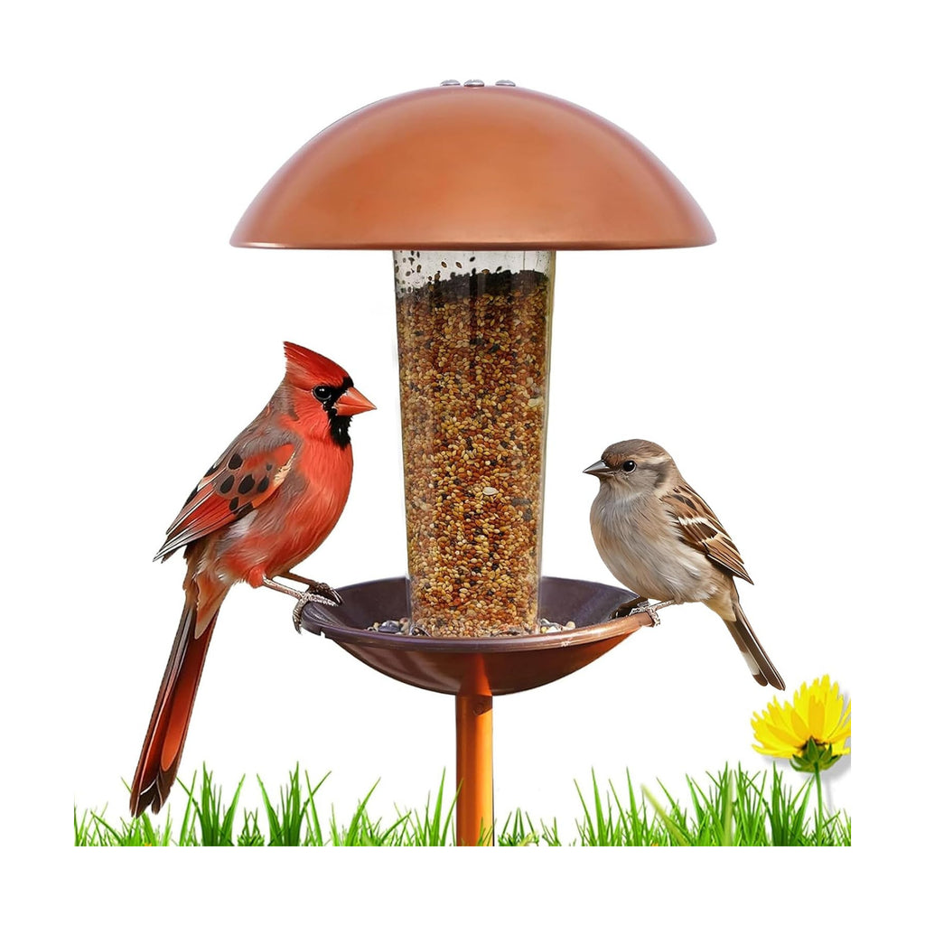 Goodeco Metal Pole Stand Bird Feeder - 1.5lb Capacity