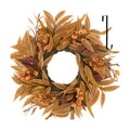 Wellsign 24 Inch Fall Wreaths for Front Door Outside Farmhouse Decor