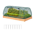 1Pack Raised Garden Bed Covers, Pop Up Mesh Plant & Vegetable Cover,30% Sunblock Plant Shade Tent, Outdoor Planter