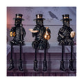 Halloween Plague Doctor Shelf Sitters Set of 3 for Home Decor