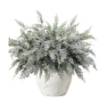 10 Pcs 2 Color Snowy Cypress Christmas Branches Artificial Cedar Stems