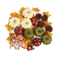 32 PCS Fall Pumpkins Set for Autumn Thanksgiving Halloween Home Decor
