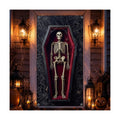 Irenare Halloween Door Cover 79"x35" Coffin Skeleton Halloween Decorations