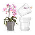 Baderke 6 Pack Clear Nursery Pot,11.65 Inch