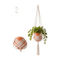 Shappy 1 Pack Boho Macrame Plant Hanger for Indoor