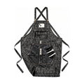 Denim Apron with Pockets for Hair Stylist Cross Back Men Women | Gardening Craftsmen Barista Hairdresser Jean Work