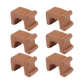 LemonRoad 6 Set Terra Cotta Cement Pot Feet for Outdoor Planters, 1.6" H | Plant Pot Risers for 14"-20" Pots, Pot