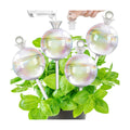 17 oz Up 2 Weeks Extra Large Plant Watering Globes, Self Watering Planter Insert Iridescent Self Watering Globes