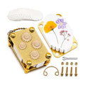 Flower Press Keychain, Portable Botanical Preservation Kit, Sunflower