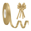 3/8 in 30 Yards Thin Gold Ribbon for Gift Wrapping Graduation Christmas