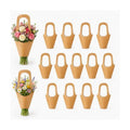 RAINFLOW Flower Paper Bags - 13 PCS Thick Kraft Paper Flower Bouquet Holder