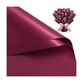 WRAPAHOLIC 20 Sheets Red Flower Wrapping Paper - 22.4 x 22.4 inch Cherry Red Water-Resistant Floral Bouquet Wrapping Paper, Florist Supplies Packaging for Valentine's Day Birthday Christmas Gift DIY