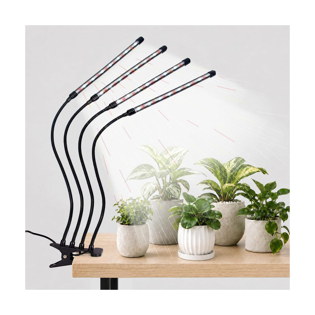 Grow Light for Indoor Plants - Upgraded Version 80 LED Lamps with Full Spectrum & Red Blue Spectrum, 3/9/12H Timer, 10