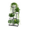 4‑Tier Tall Metal Plant Stand Corner Designed Flower Pot Holder Suitable For Indoor & Outdoor Use Ideal for balconies