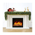 6Ft Christmas Cedar Garland, Realistic Artificial Pine Garlands
