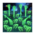 GlikCeil 18 Pcs Halloween Glow in the Dark Skeleton Arms and Hands,Luminous