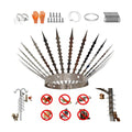 6m Anti-Bird/Squirrel Spikes & Squirrel Proof Baffle for Bird Feeders Pole