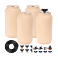 4pcs 4.8x4.8x10in Large Olla Watering System for Your Garden 64oz Terracotta Olla Pots Automatic Tree Waterer Plant