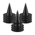 RattanView 12 Pcs Halloween Witch Hats Glitter Hanging Witch Hat,Black