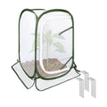 Augshy Pop Up Plant Covers, Mesh Net Protectors Cage with Ground Stakes