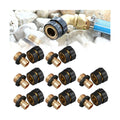 3/4 Inch Garden Hose Quick Connector 2026 Upgrade, Universal Garden Quick Release Hose Adapter, Male and Female Quick