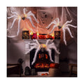 Suzile 3 Pack Halloween Skull Head Spider Light up Creepy Outdoor Decor