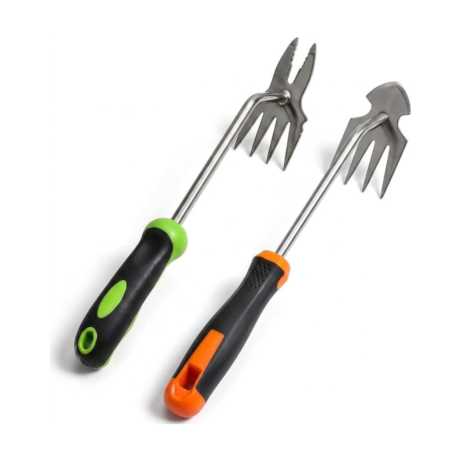 Weed Puller Tool Set - 2-Piece Hand Weeding Kit with Stainless Steel Weeder & Manganese Steel Cultivator, Precision and