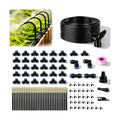 5/16" Drip Irrigation System 130 ft with 32-Pcs 360° Adjustable Copper Nozzles, Automatic Misting Watering System for