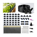 5/16" Drip Irrigation System 200 ft with 40-Pcs 360° Adjustable Copper Nozzles, Automatic Misting Watering System for