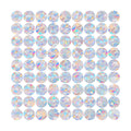 96 pcs of Circular Anti Bird Collision Window Stickers, Rainbow Stickers, Window Stickers, Bird and Window Protection Stickers, Glass Door Safety Stickers