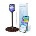 8-in-1 Soil Tester with APP Monitoring, Soil Moisture pH Meter, Light, Salinity, Fertility, EC, Temperature, Humidity