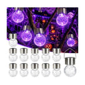GIGALUMI Halloween Solar Lights Outdoor Solar Hanging Lanterns Outside 12PC