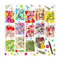 481 PCS Pressed Flowers for Crafts, Real Dried Pressed Flowers Nature Dry Flower Leaves Bulk for Resin Jewelry Making Scrapbooking Candle Soap Making Nails Frame Décor