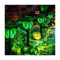 GIGALUMI Solar Halloween Lights Outdoor, LED Solar Pathway Lights 8 Pack