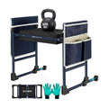 Garden Kneeler and Seat, Foldable Heavy Duty w/Soft Kneeling Pad | Anti-Tip Gardening Bench Stool with Wider Thickened