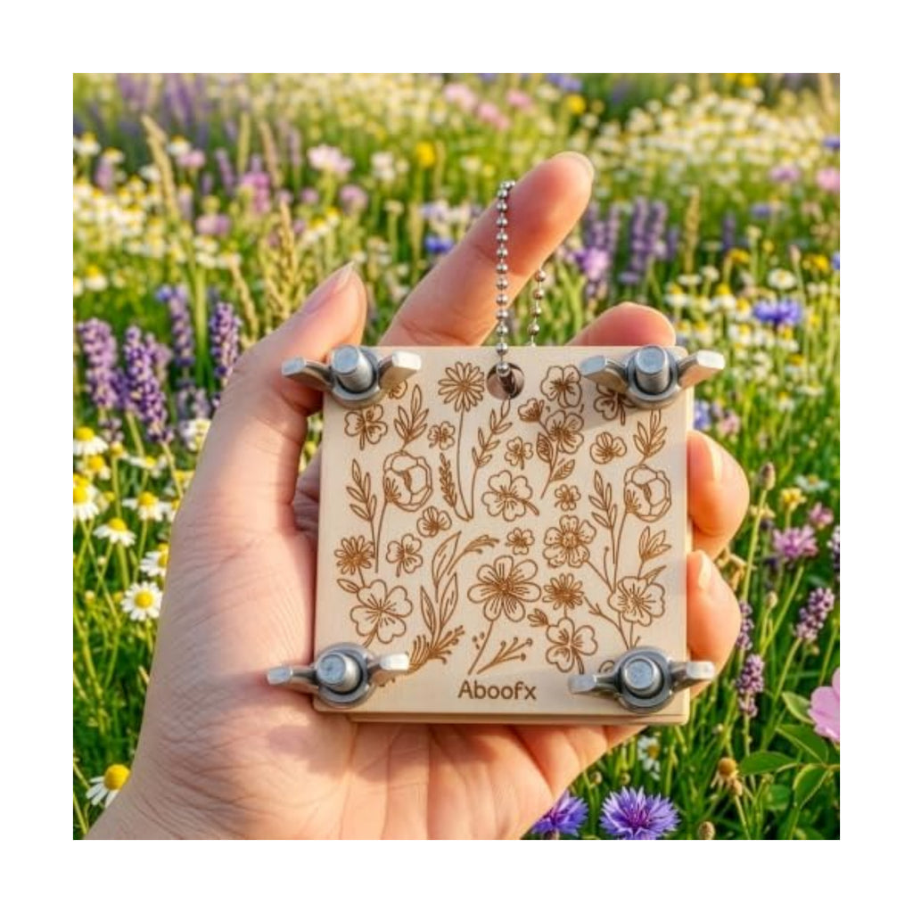 Aboofx Mini Flower Press Kit for Small Flowers Drying for Nature Lover