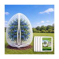 Jevrench 4-Pack 2.6 x 3.6 ft Garden Netting Bags with Zipper and Drawstring | Bird Netting for Garden Protection, Plant