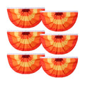 Newwiee 6 Pcs Thanksgiving Fall Bunting for Outside, Red, 3 x 1.5 ft