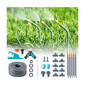 32FT Drip Irrigation System 1/4", 360° Adjustable Misting Kit for Outdoor | 10 Adjustable Copper Nozzles