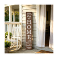 Welcome Sign for Front Door Porch, Bless Our Home Signs 47"