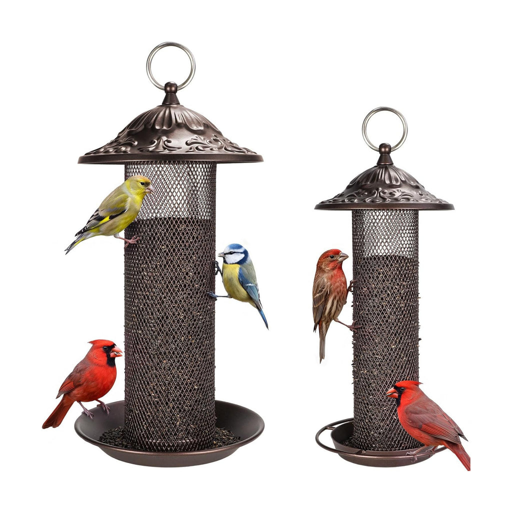 Nyjer/Thistle Seeds Wild Bird Feeder 2 Pack,All-Metal Material