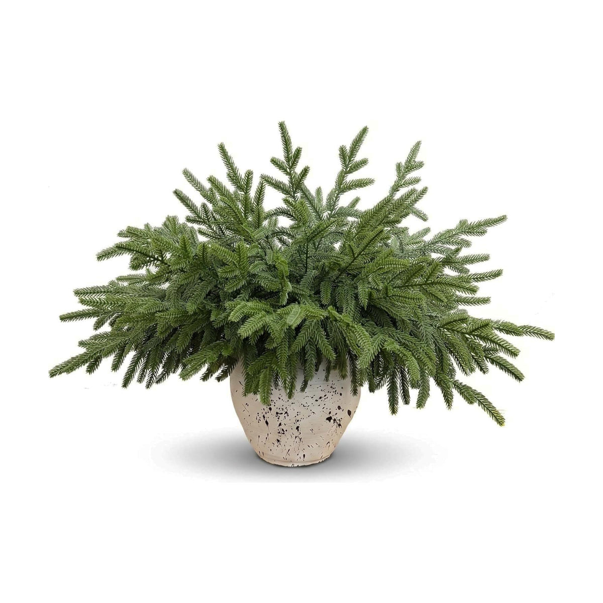32Pcs Lifelike Touch Artificial Norfolk Pine Branches for Vase DIY Decor